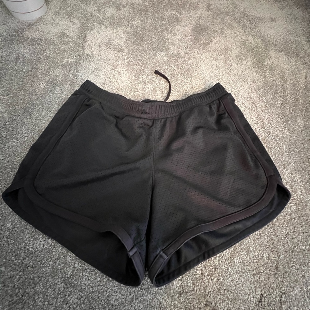 Grey exercise shorts